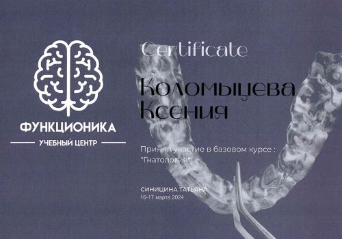 Сертификаты 21